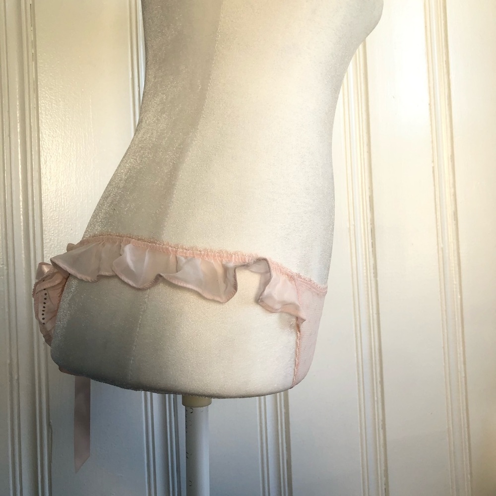 NWOT Victoria’s Secret pink mesh panty - Picture 3 of 4